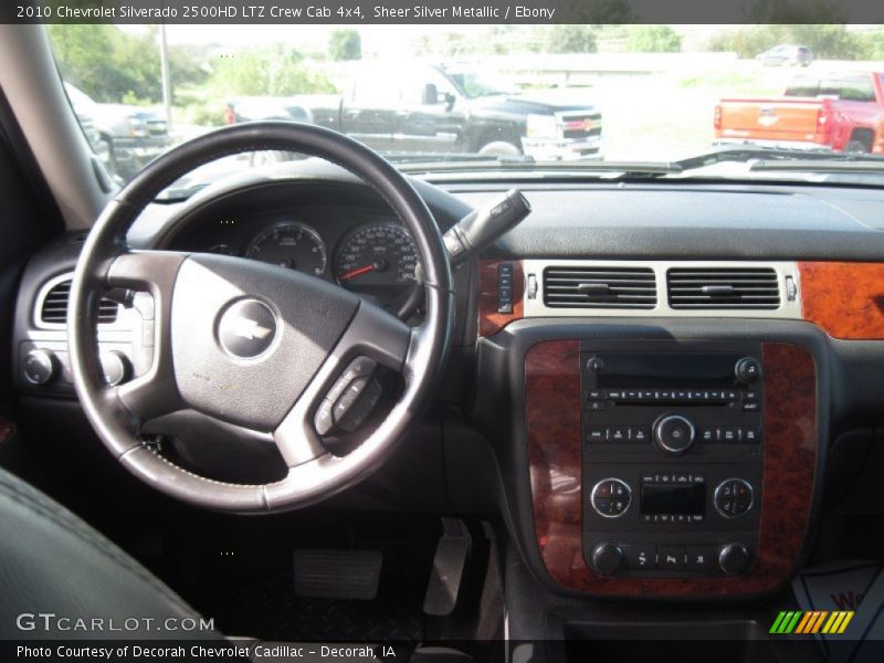 Sheer Silver Metallic / Ebony 2010 Chevrolet Silverado 2500HD LTZ Crew Cab 4x4