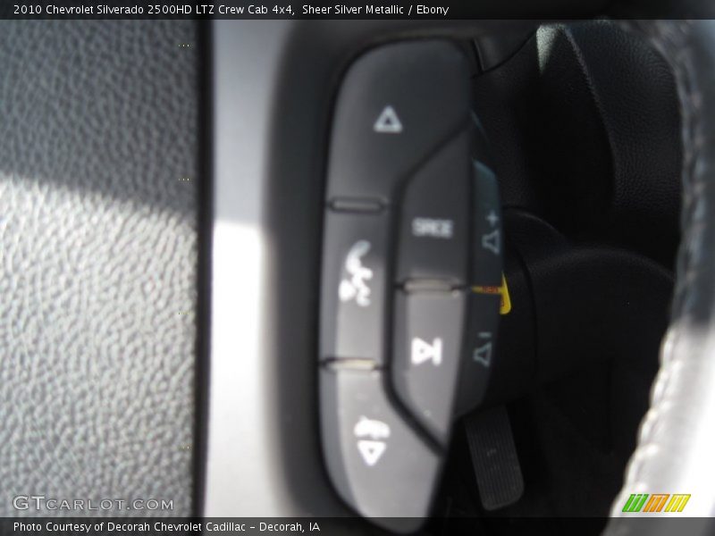 Sheer Silver Metallic / Ebony 2010 Chevrolet Silverado 2500HD LTZ Crew Cab 4x4