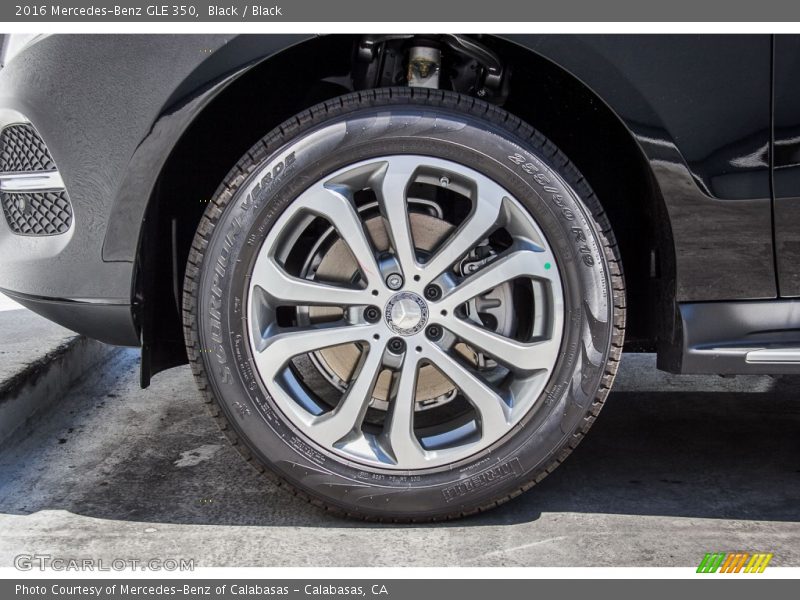 Black / Black 2016 Mercedes-Benz GLE 350