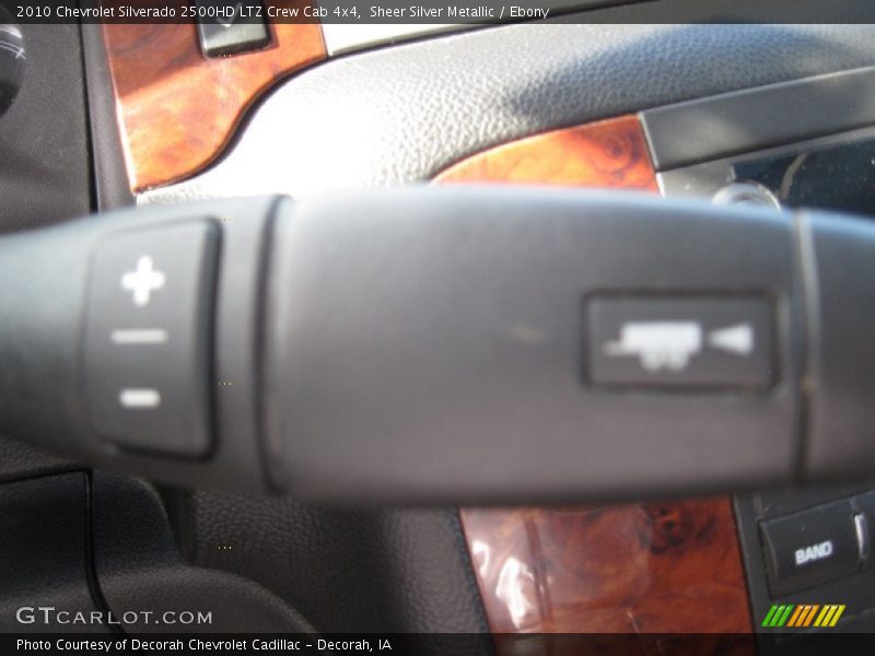 Sheer Silver Metallic / Ebony 2010 Chevrolet Silverado 2500HD LTZ Crew Cab 4x4