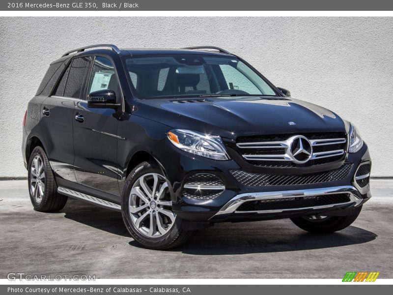 Black / Black 2016 Mercedes-Benz GLE 350