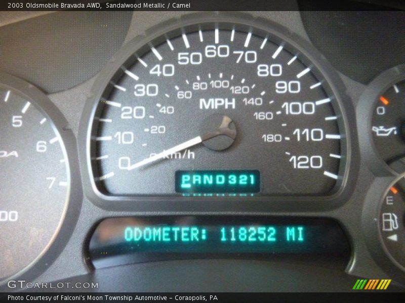 Sandalwood Metallic / Camel 2003 Oldsmobile Bravada AWD