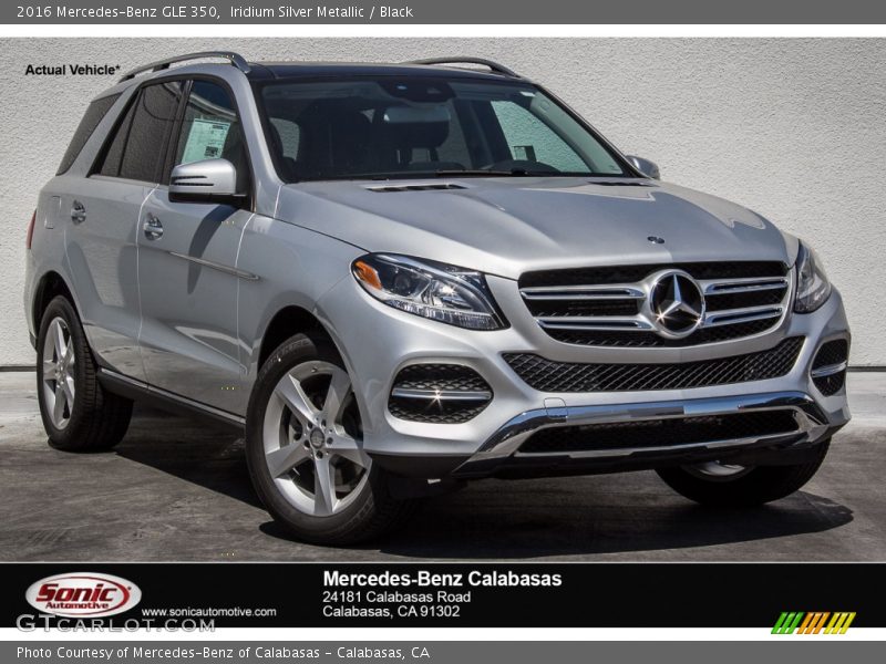 Iridium Silver Metallic / Black 2016 Mercedes-Benz GLE 350