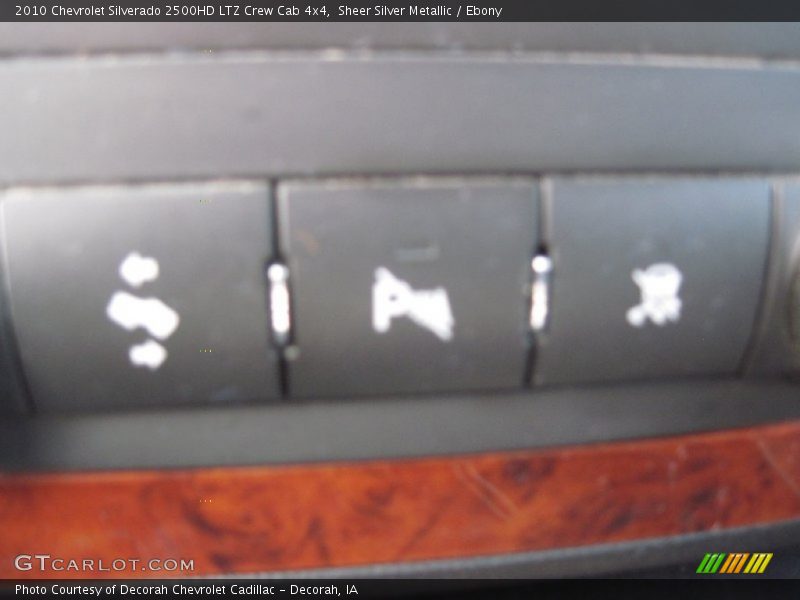 Sheer Silver Metallic / Ebony 2010 Chevrolet Silverado 2500HD LTZ Crew Cab 4x4