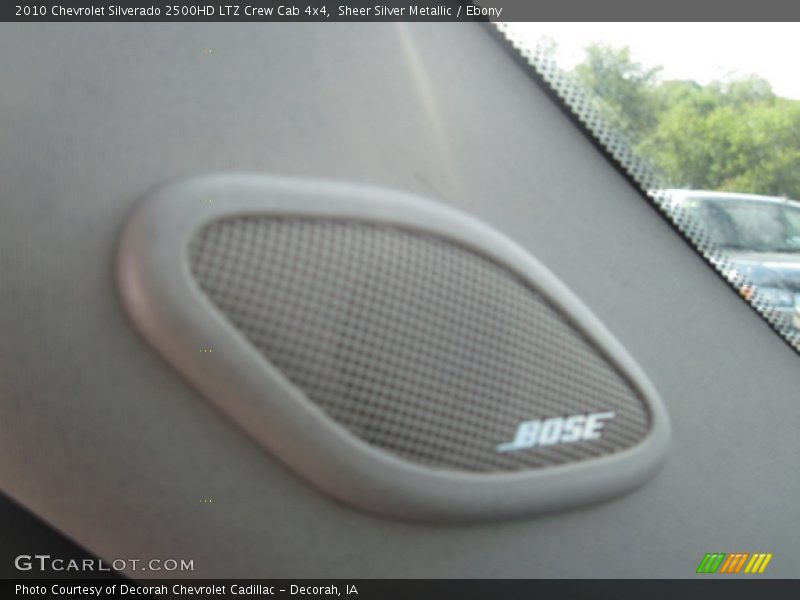 Sheer Silver Metallic / Ebony 2010 Chevrolet Silverado 2500HD LTZ Crew Cab 4x4