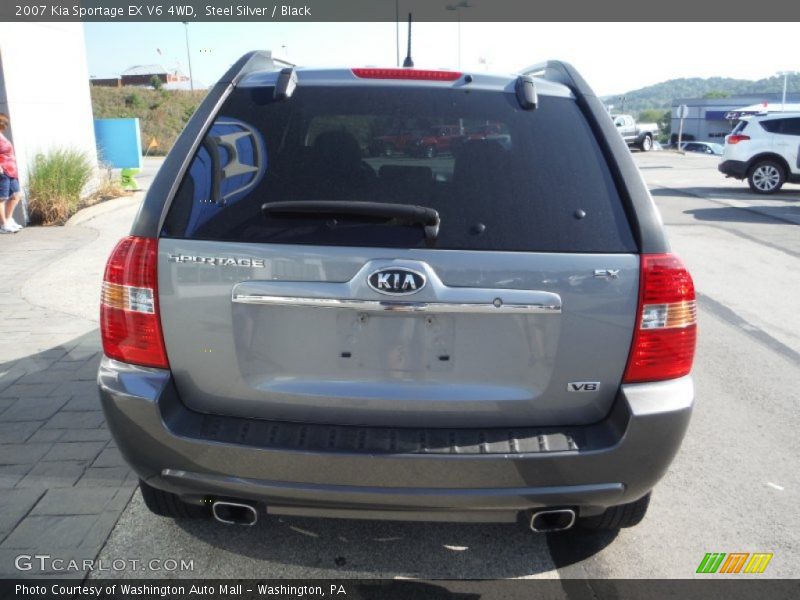 Steel Silver / Black 2007 Kia Sportage EX V6 4WD