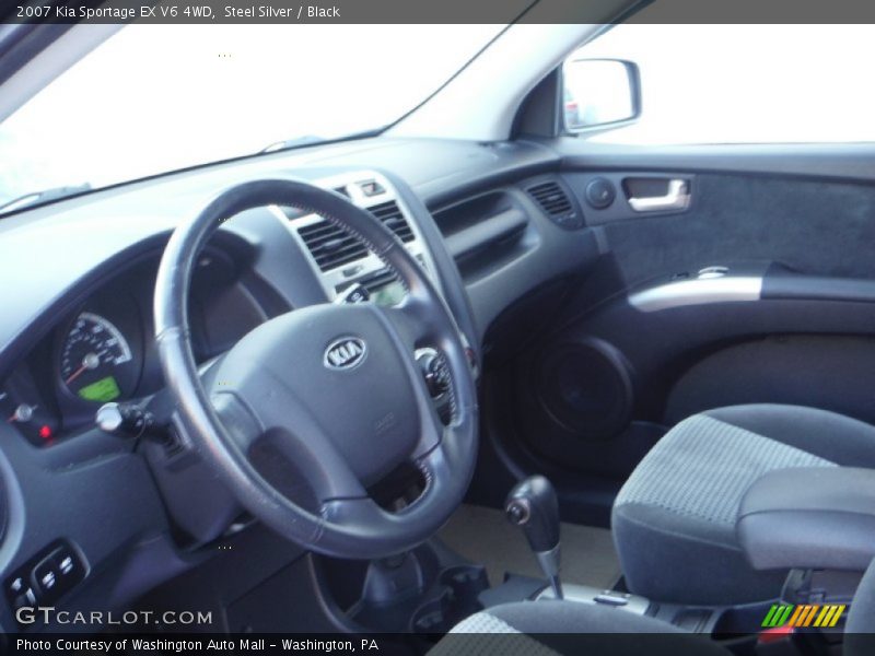 Steel Silver / Black 2007 Kia Sportage EX V6 4WD