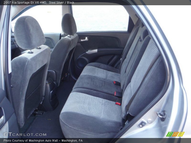 Steel Silver / Black 2007 Kia Sportage EX V6 4WD
