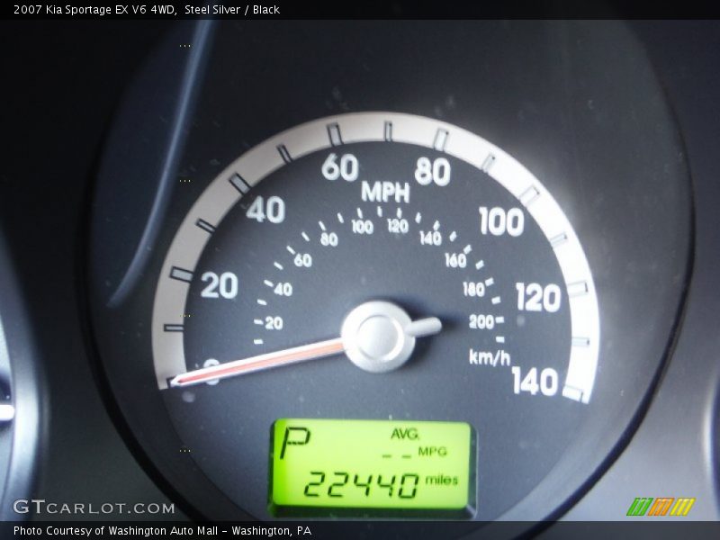 Steel Silver / Black 2007 Kia Sportage EX V6 4WD