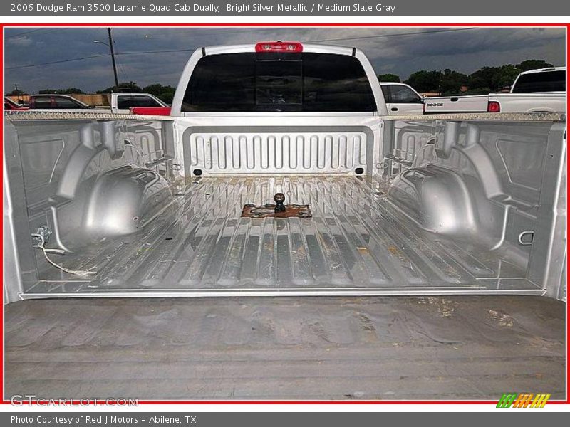 Bright Silver Metallic / Medium Slate Gray 2006 Dodge Ram 3500 Laramie Quad Cab Dually