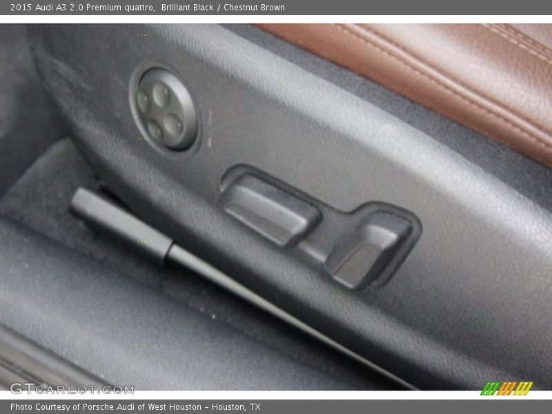 Brilliant Black / Chestnut Brown 2015 Audi A3 2.0 Premium quattro