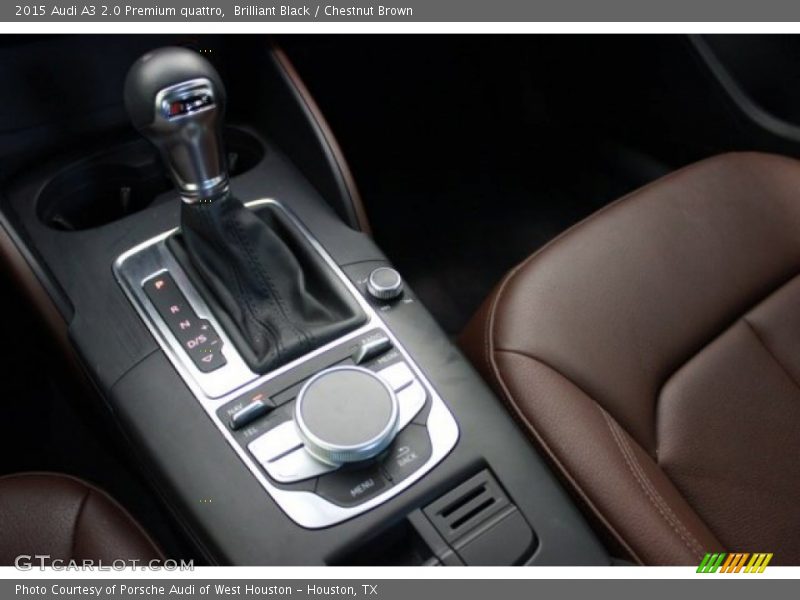 Brilliant Black / Chestnut Brown 2015 Audi A3 2.0 Premium quattro