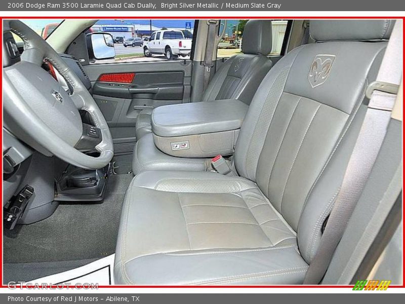 Bright Silver Metallic / Medium Slate Gray 2006 Dodge Ram 3500 Laramie Quad Cab Dually