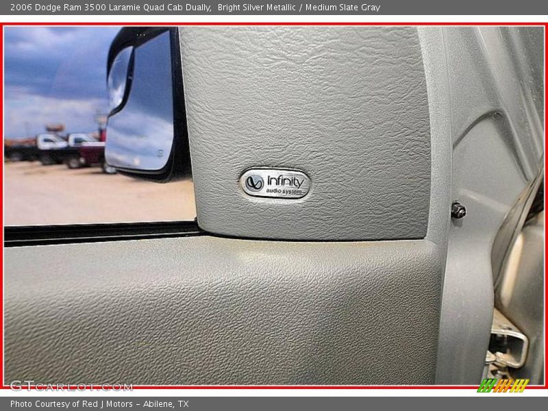 Bright Silver Metallic / Medium Slate Gray 2006 Dodge Ram 3500 Laramie Quad Cab Dually