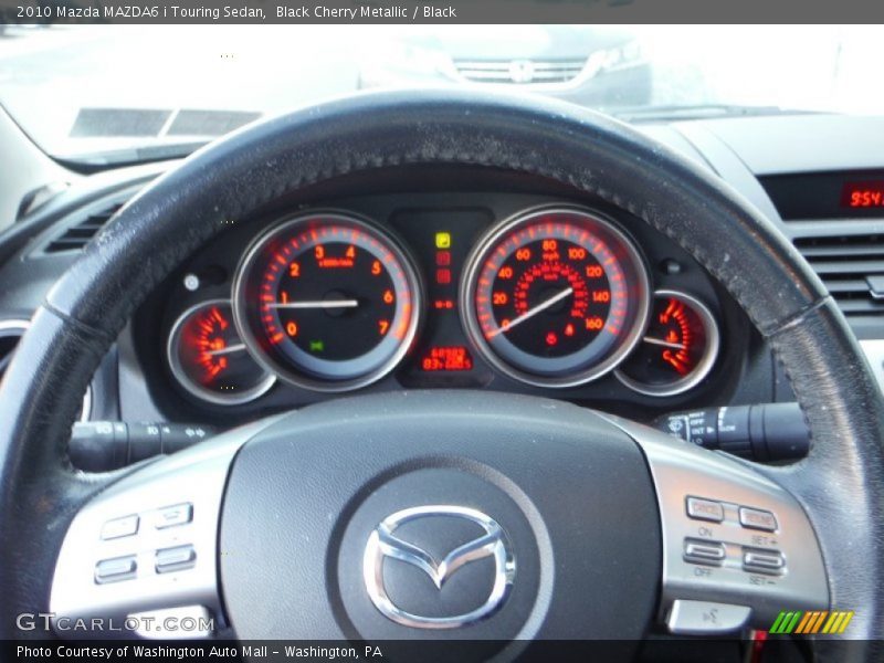 Black Cherry Metallic / Black 2010 Mazda MAZDA6 i Touring Sedan