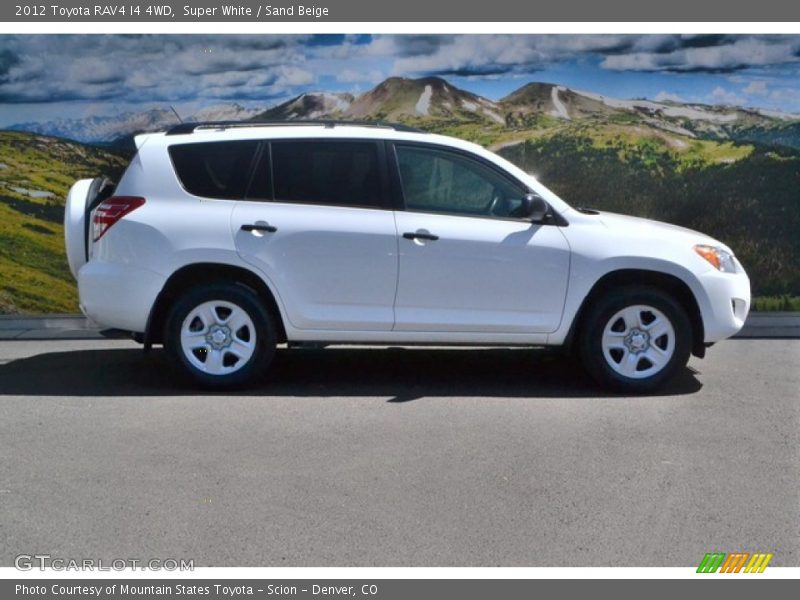Super White / Sand Beige 2012 Toyota RAV4 I4 4WD