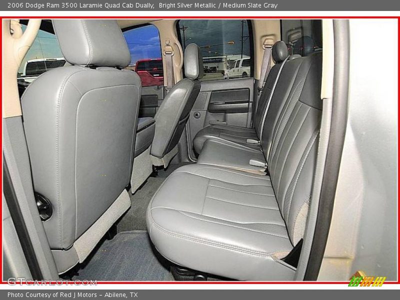 Bright Silver Metallic / Medium Slate Gray 2006 Dodge Ram 3500 Laramie Quad Cab Dually