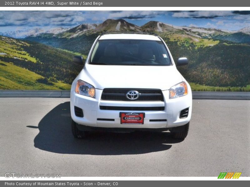 Super White / Sand Beige 2012 Toyota RAV4 I4 4WD