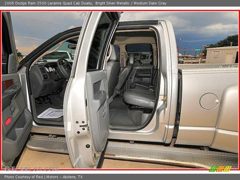 Bright Silver Metallic / Medium Slate Gray 2006 Dodge Ram 3500 Laramie Quad Cab Dually