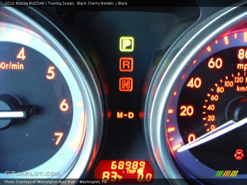 Black Cherry Metallic / Black 2010 Mazda MAZDA6 i Touring Sedan