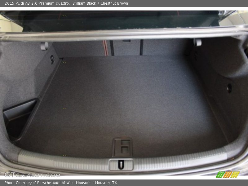 Brilliant Black / Chestnut Brown 2015 Audi A3 2.0 Premium quattro