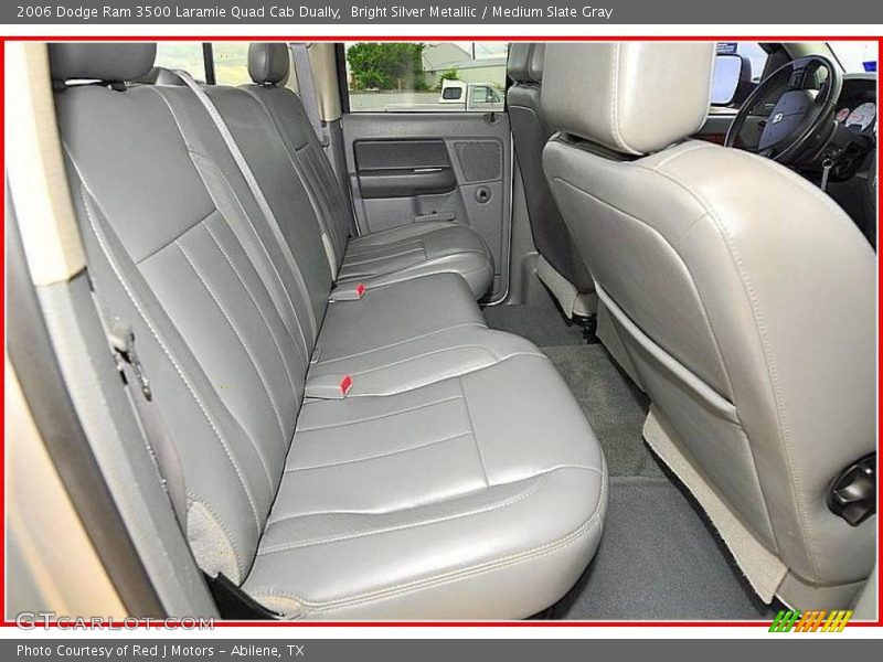 Bright Silver Metallic / Medium Slate Gray 2006 Dodge Ram 3500 Laramie Quad Cab Dually