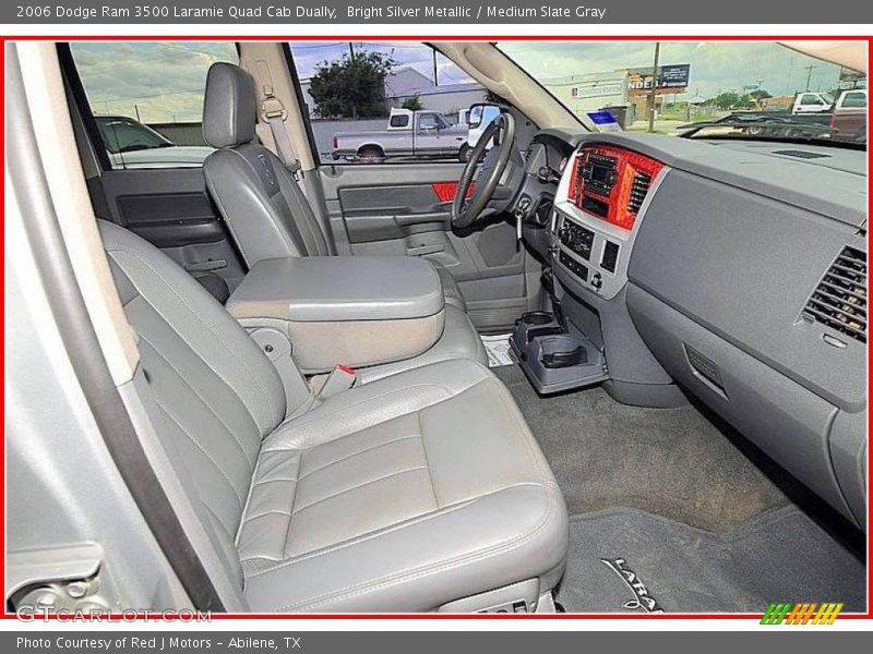 Bright Silver Metallic / Medium Slate Gray 2006 Dodge Ram 3500 Laramie Quad Cab Dually