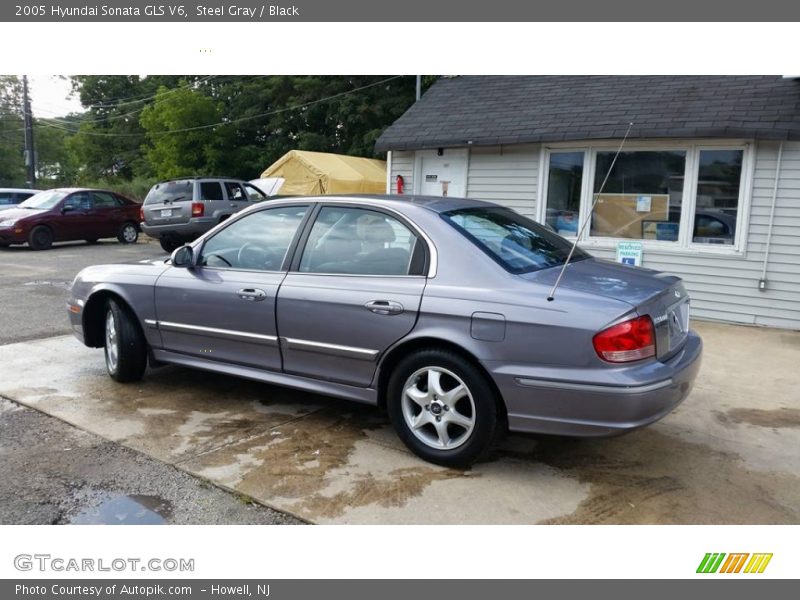 Steel Gray / Black 2005 Hyundai Sonata GLS V6