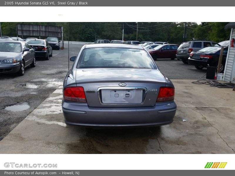 Steel Gray / Black 2005 Hyundai Sonata GLS V6
