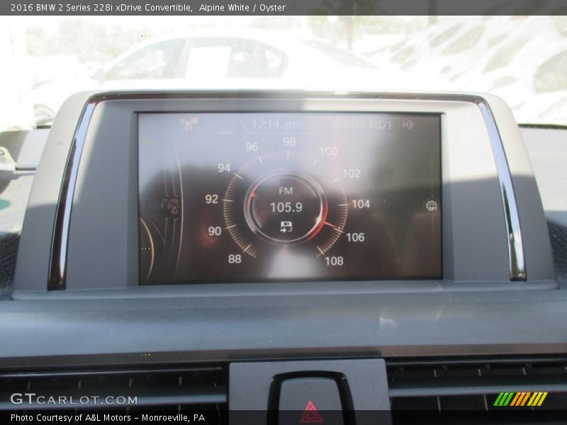 Controls of 2016 2 Series 228i xDrive Convertible