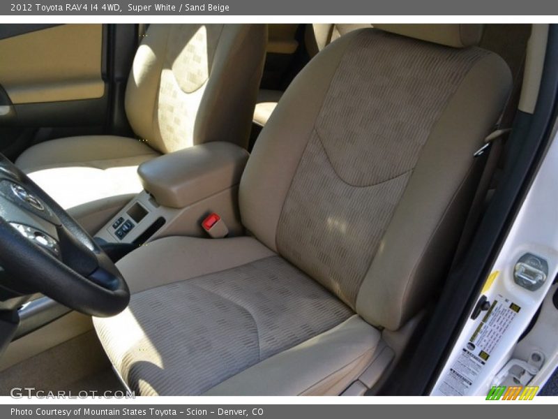 Super White / Sand Beige 2012 Toyota RAV4 I4 4WD