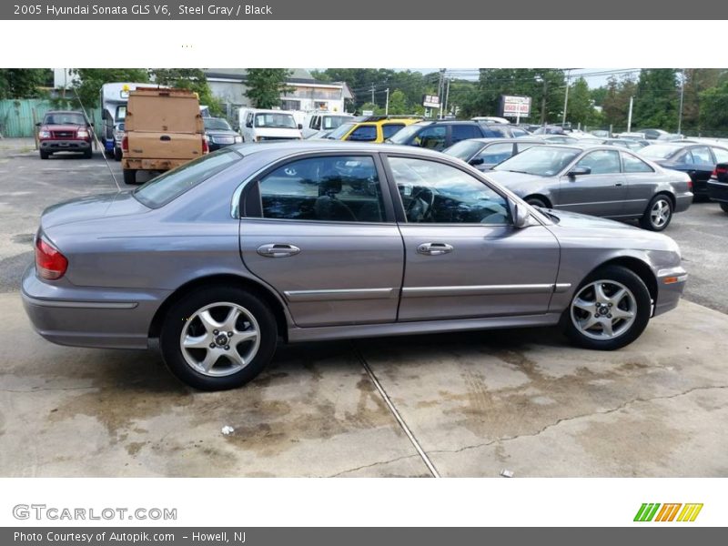 Steel Gray / Black 2005 Hyundai Sonata GLS V6