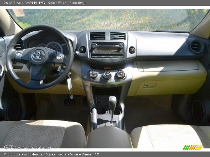 Super White / Sand Beige 2012 Toyota RAV4 I4 4WD