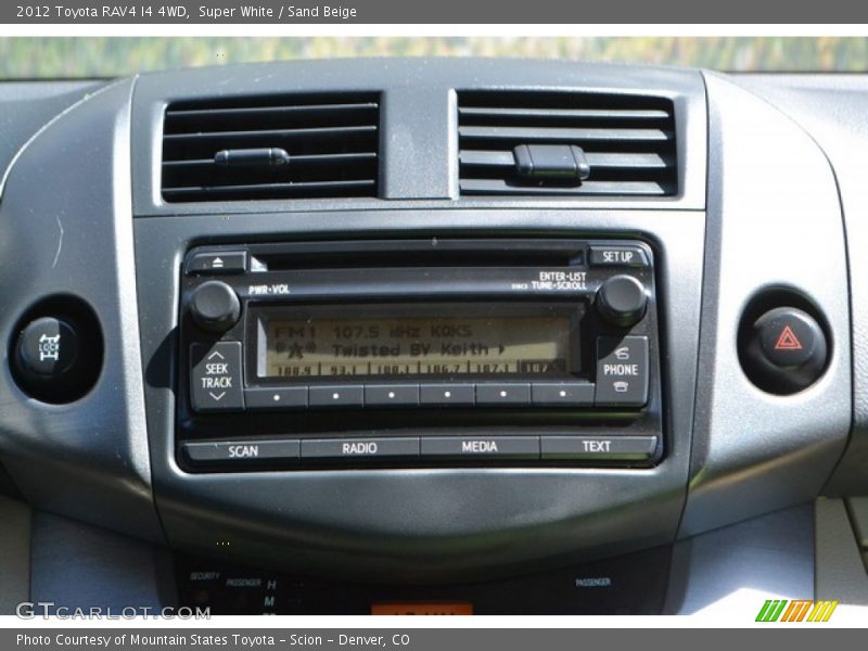 Super White / Sand Beige 2012 Toyota RAV4 I4 4WD