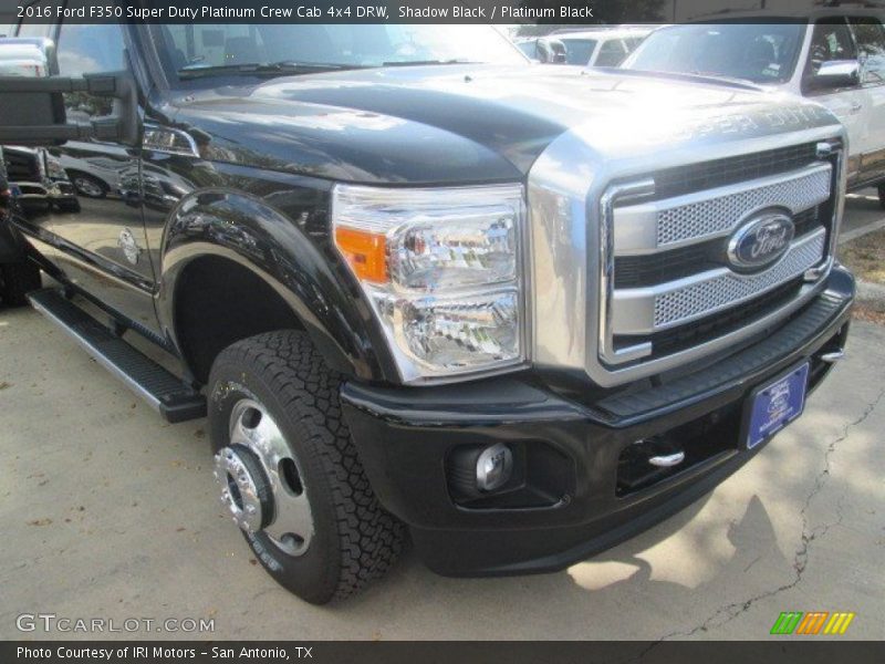 Shadow Black / Platinum Black 2016 Ford F350 Super Duty Platinum Crew Cab 4x4 DRW