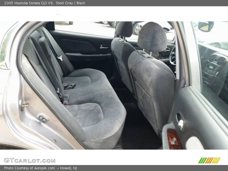 Steel Gray / Black 2005 Hyundai Sonata GLS V6