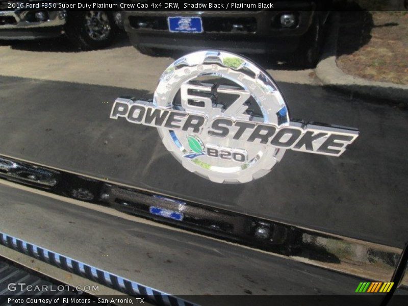 Shadow Black / Platinum Black 2016 Ford F350 Super Duty Platinum Crew Cab 4x4 DRW