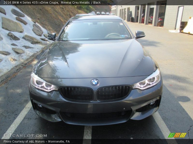 Mineral Grey Metallic / Black 2016 BMW 4 Series 435i xDrive Coupe