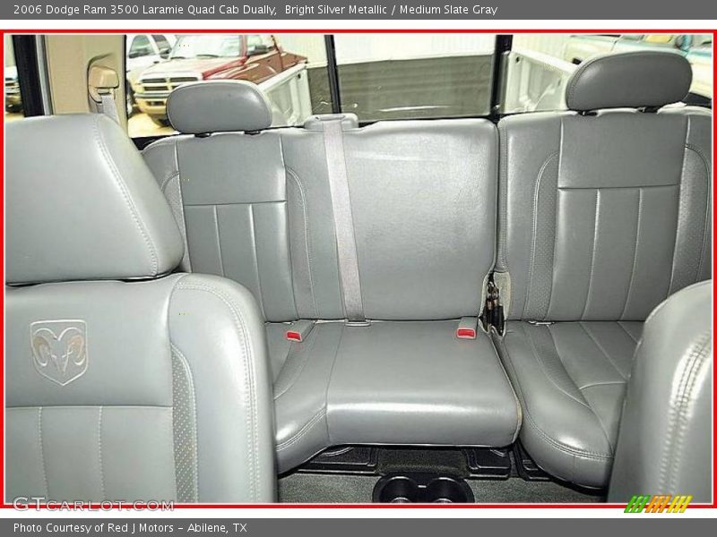 Bright Silver Metallic / Medium Slate Gray 2006 Dodge Ram 3500 Laramie Quad Cab Dually