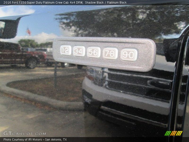 Shadow Black / Platinum Black 2016 Ford F350 Super Duty Platinum Crew Cab 4x4 DRW