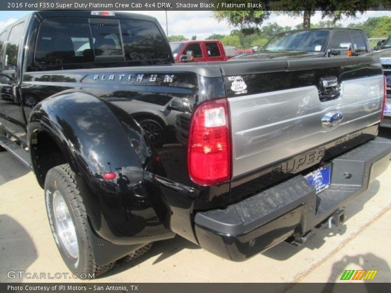 Shadow Black / Platinum Black 2016 Ford F350 Super Duty Platinum Crew Cab 4x4 DRW