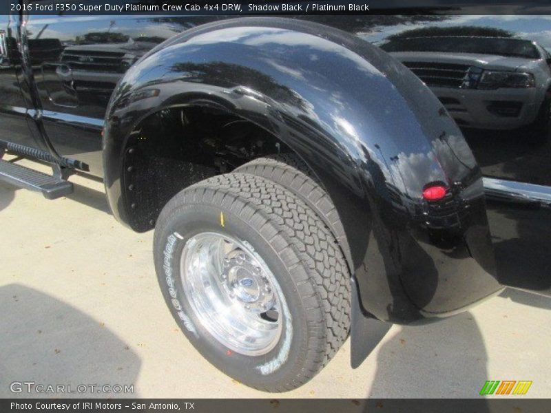Shadow Black / Platinum Black 2016 Ford F350 Super Duty Platinum Crew Cab 4x4 DRW