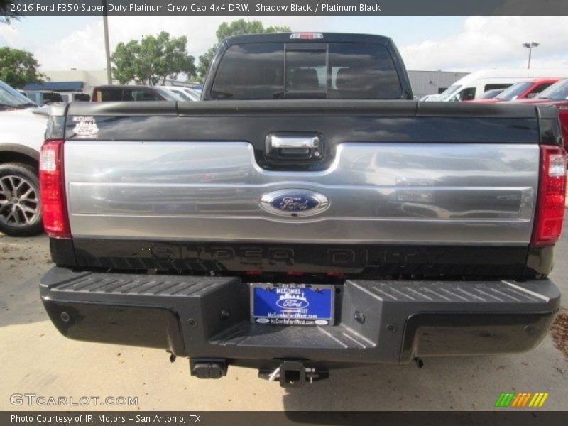 Shadow Black / Platinum Black 2016 Ford F350 Super Duty Platinum Crew Cab 4x4 DRW