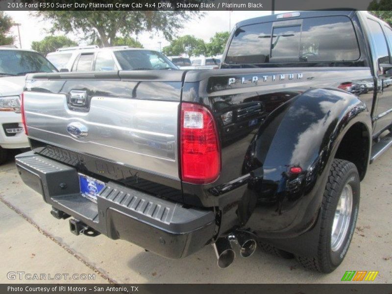 Shadow Black / Platinum Black 2016 Ford F350 Super Duty Platinum Crew Cab 4x4 DRW