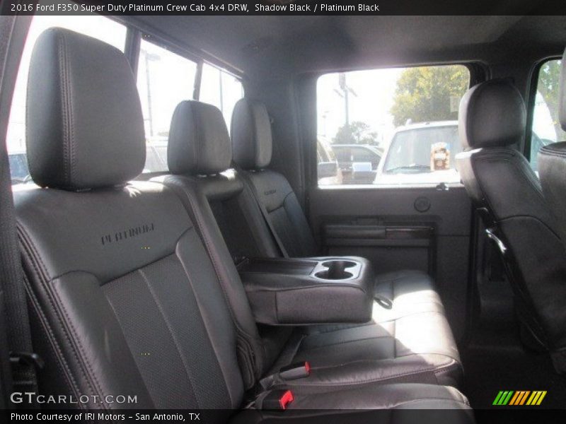 Shadow Black / Platinum Black 2016 Ford F350 Super Duty Platinum Crew Cab 4x4 DRW
