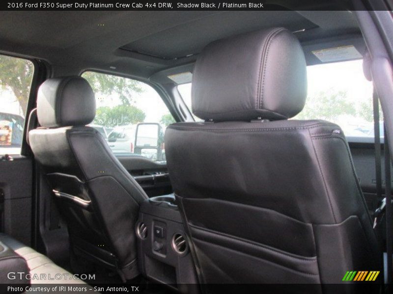 Shadow Black / Platinum Black 2016 Ford F350 Super Duty Platinum Crew Cab 4x4 DRW