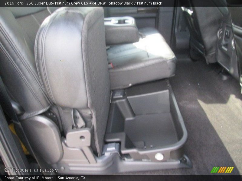 Shadow Black / Platinum Black 2016 Ford F350 Super Duty Platinum Crew Cab 4x4 DRW
