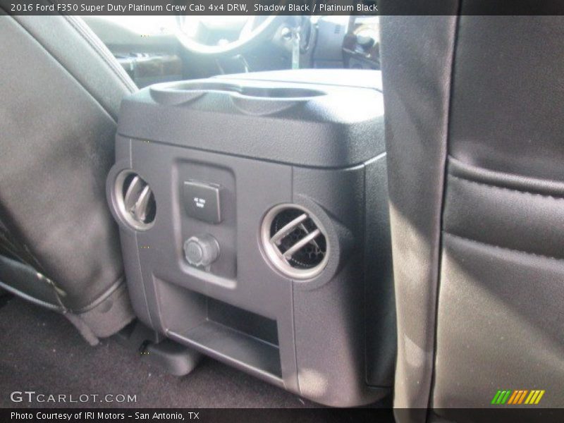 Shadow Black / Platinum Black 2016 Ford F350 Super Duty Platinum Crew Cab 4x4 DRW