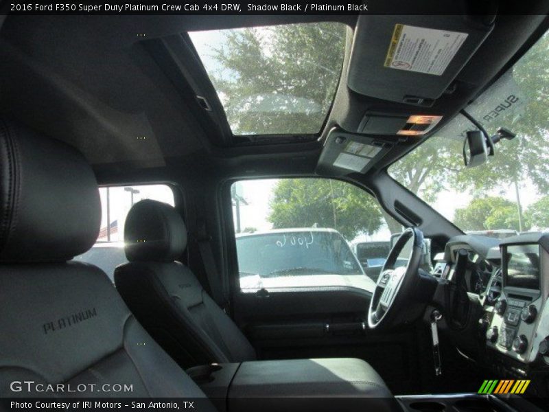 Shadow Black / Platinum Black 2016 Ford F350 Super Duty Platinum Crew Cab 4x4 DRW