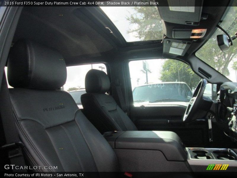 Shadow Black / Platinum Black 2016 Ford F350 Super Duty Platinum Crew Cab 4x4 DRW